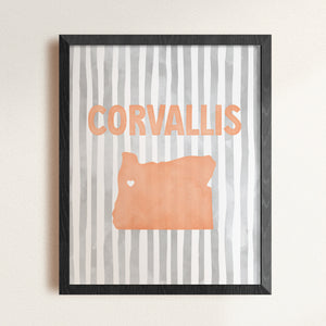 Corvallis, Oregon Poster