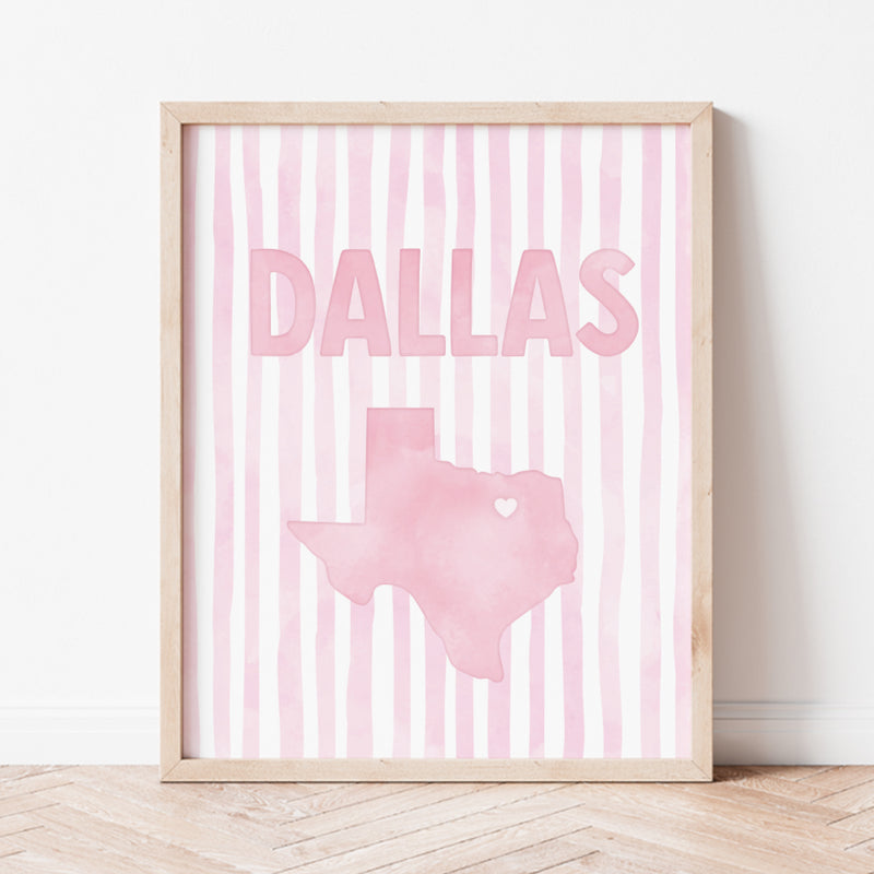 pink dallas poster