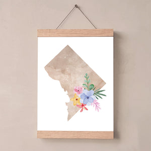 dc watercolor art print