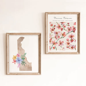 delaware floral wall art