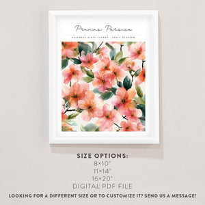 delaware state flower poster