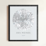 Load image into Gallery viewer, des moines map
