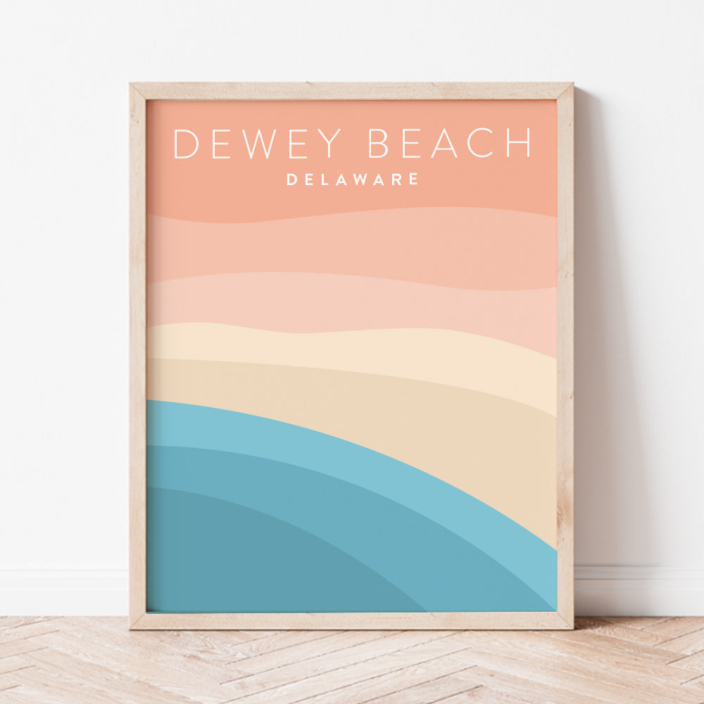 dewey beach poster