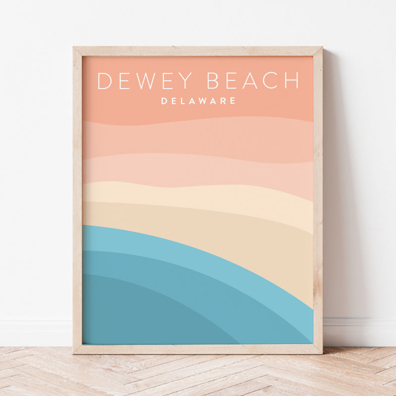 dewey beach poster