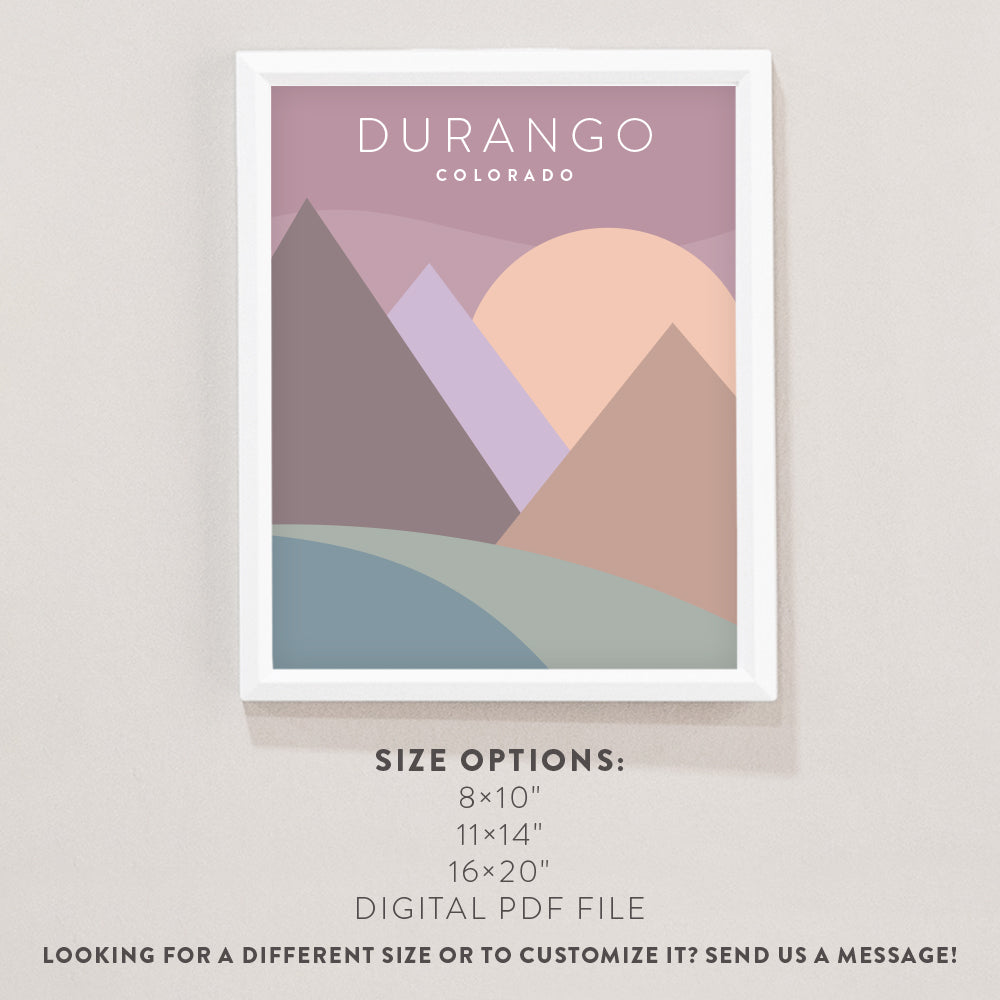 durango colorado wall art