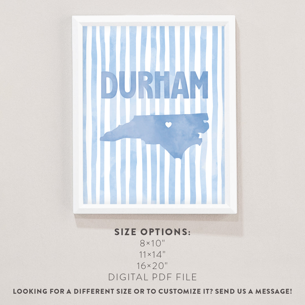 Durham, North Carolina Poster