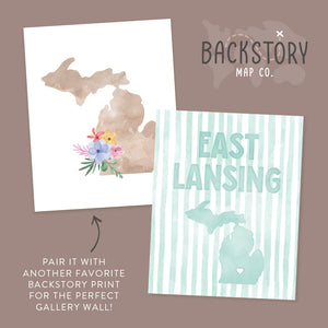 East Lansing, Michigan Poster