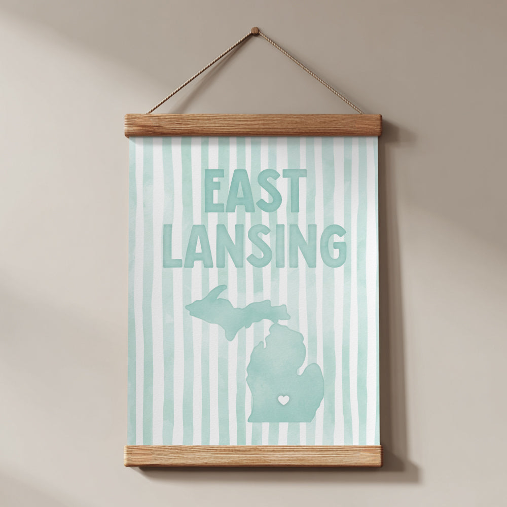 East Lansing, Michigan Poster