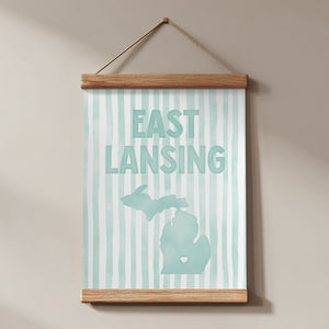 East Lansing, Michigan Poster