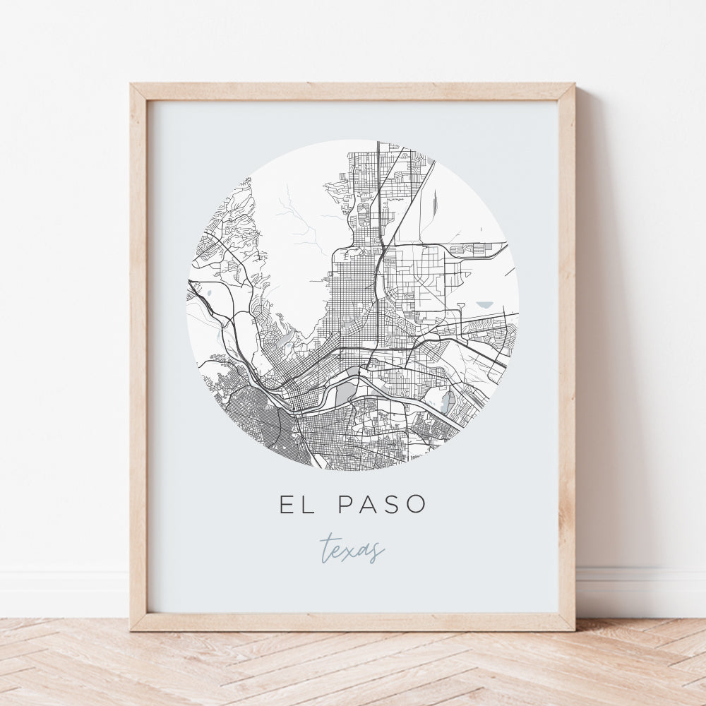 el paso texas map