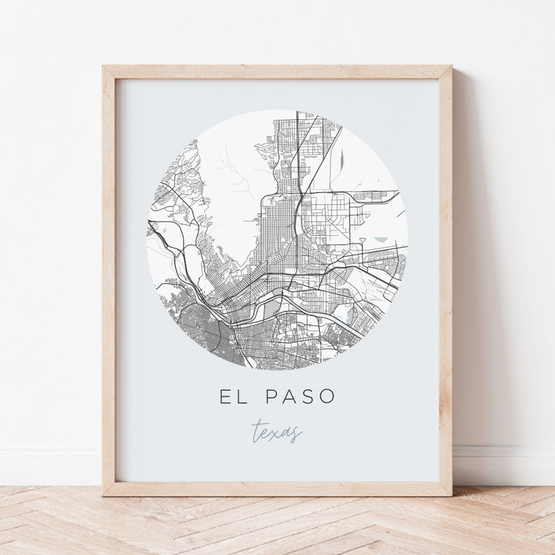 el paso texas map