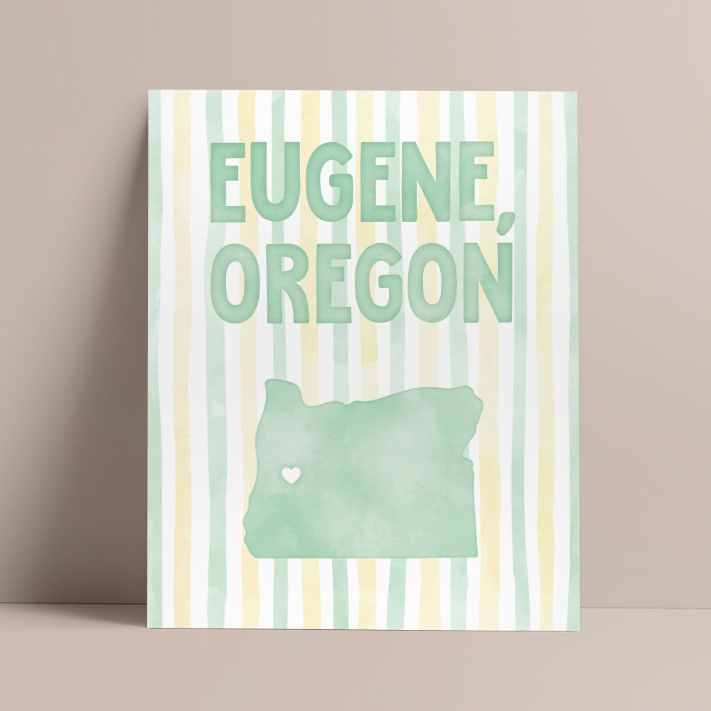 Eugene, Oregon Poster