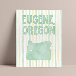 Eugene, Oregon Poster