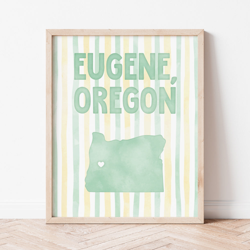 Eugene, Oregon Poster