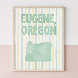 Eugene, Oregon Poster