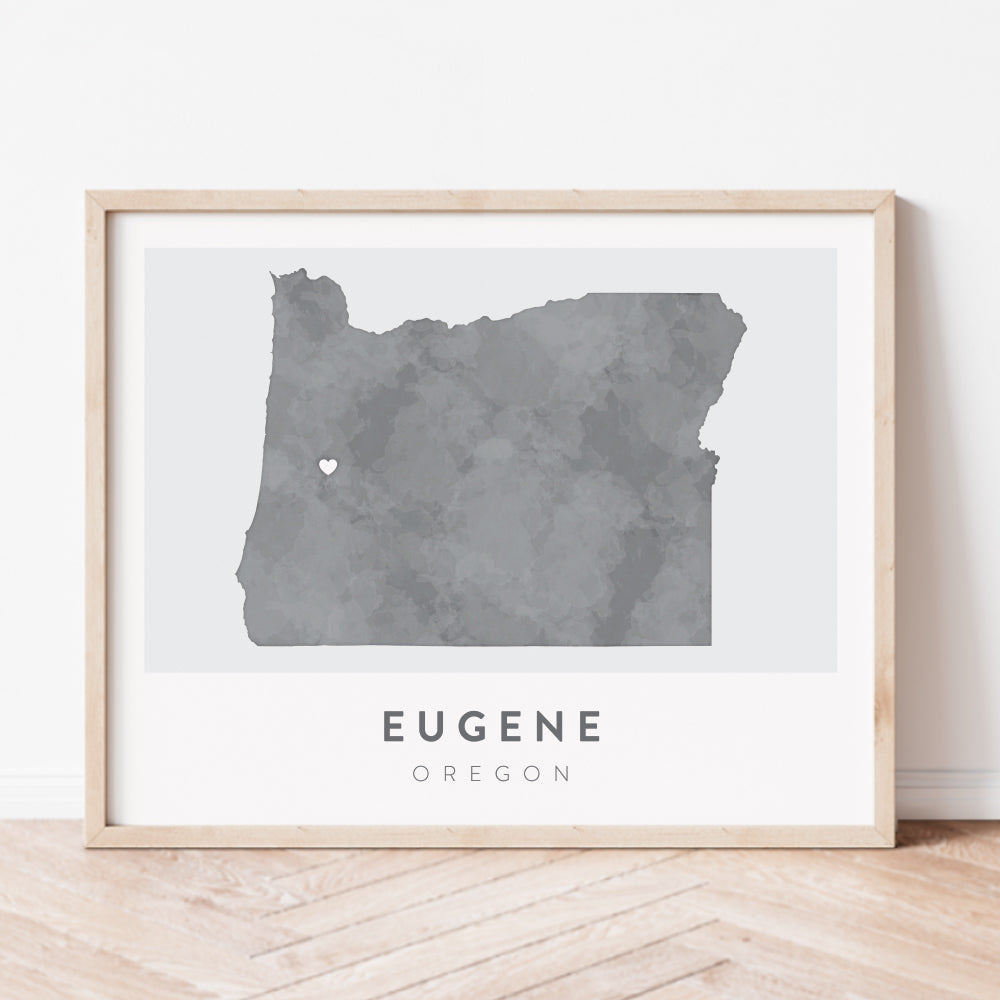 eugene orgeon map poster
