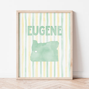 Eugene, Oregon Poster