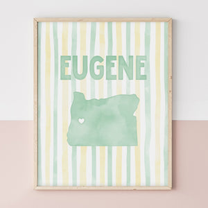 Eugene, Oregon Poster