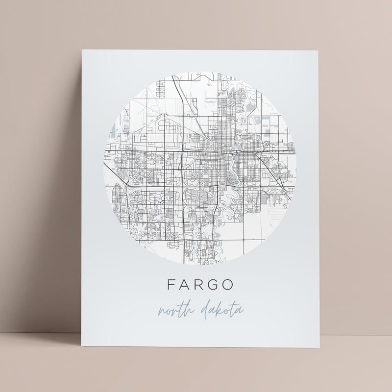 fargo map