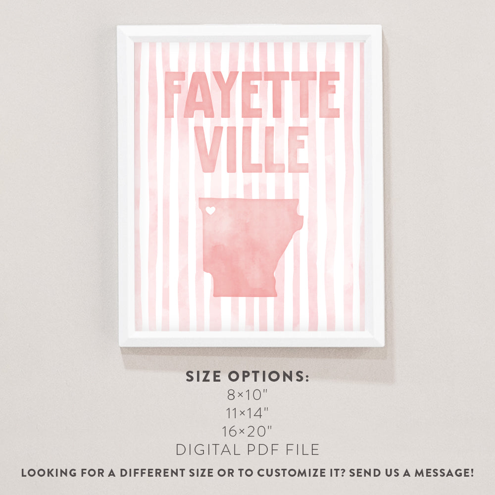 Fayetteville, Arkansas Poster