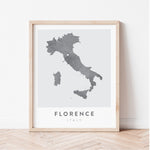 Load image into Gallery viewer, florence italy map poster
