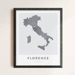 Load image into Gallery viewer, florence italy map poster
