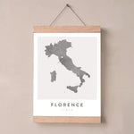 Load image into Gallery viewer, florence italy map poster
