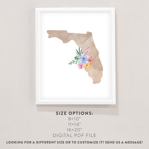 florida travel poster