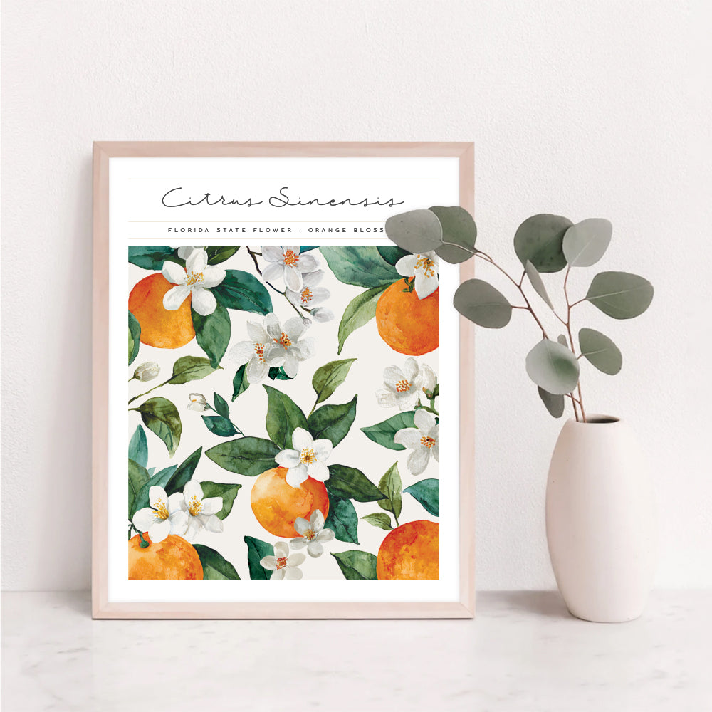 florida state flower wall art