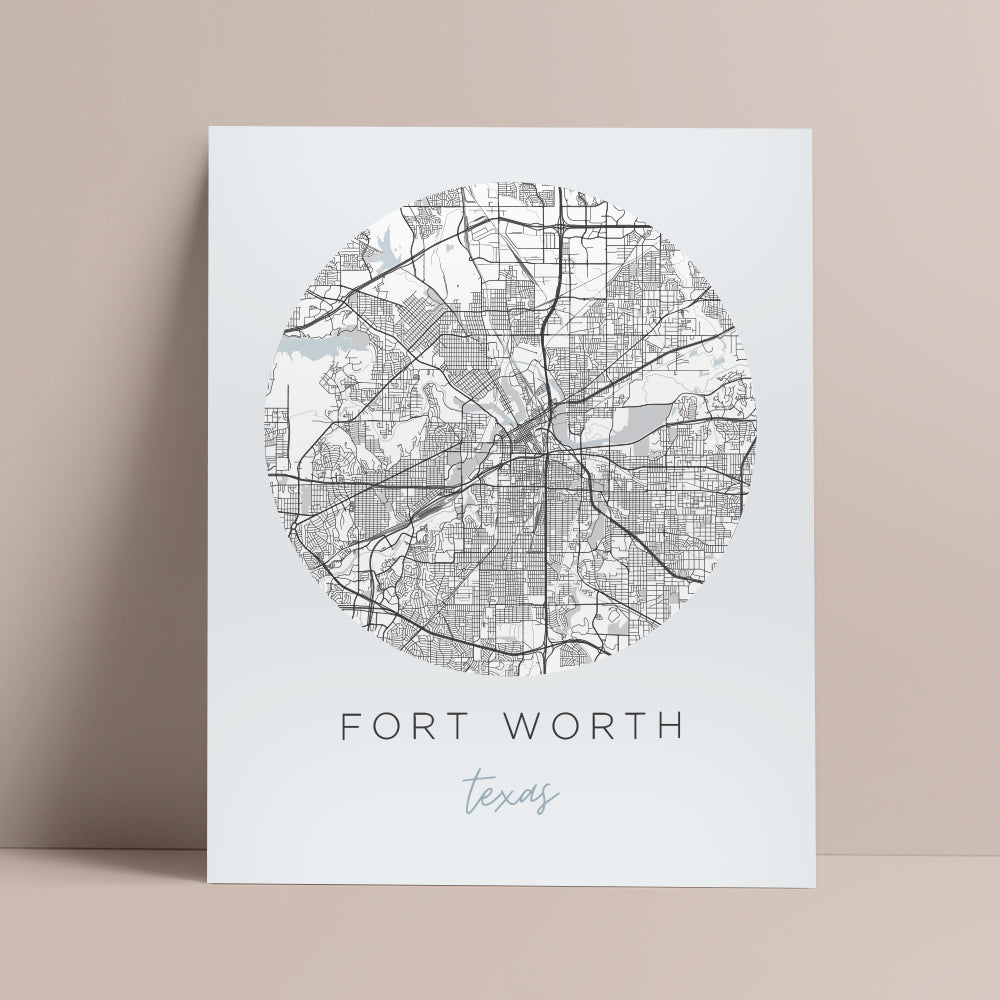 fort worth map