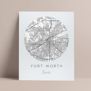 fort worth map