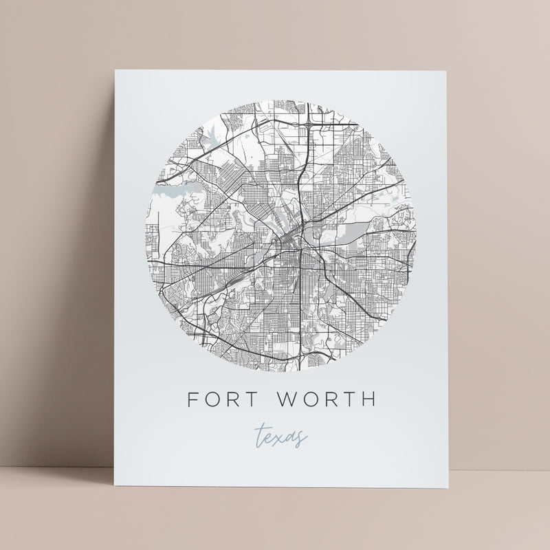 fort worth map