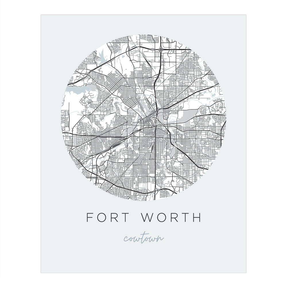fort worth map