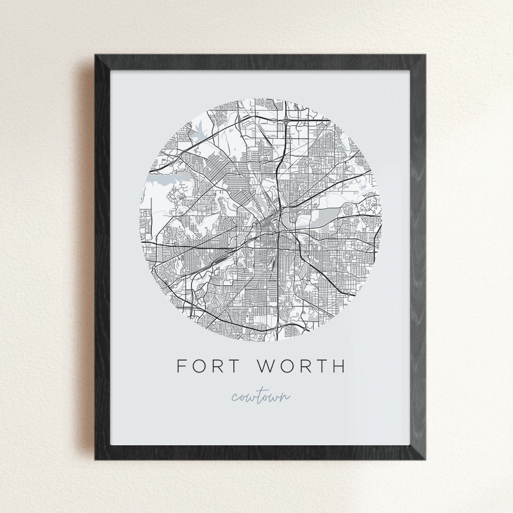 fort worth map