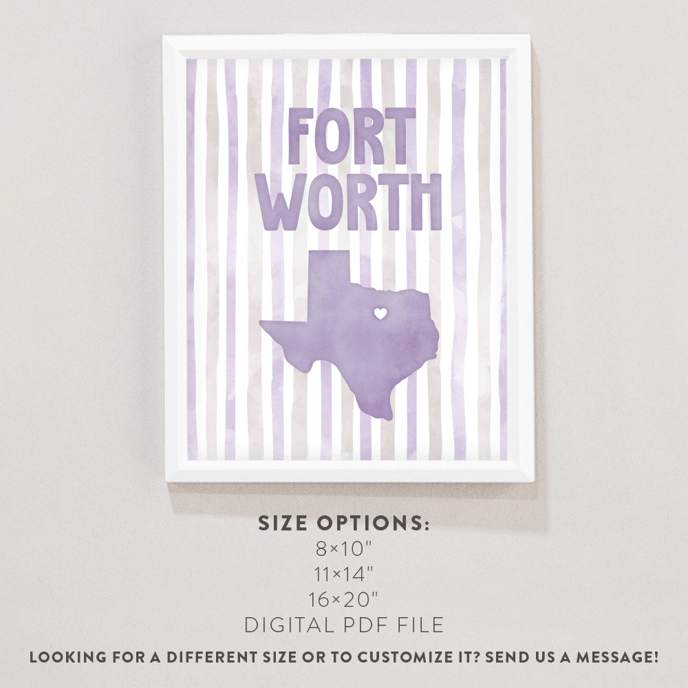 Fort Worth, Texas Poster
