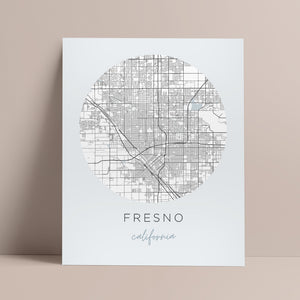 fresno map