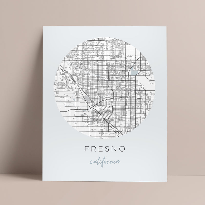 fresno map