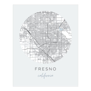 fresno map