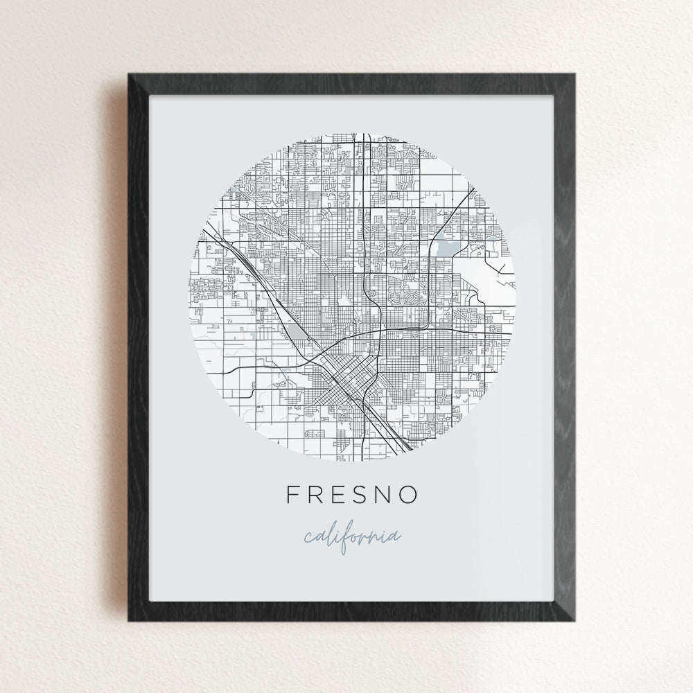 fresno map