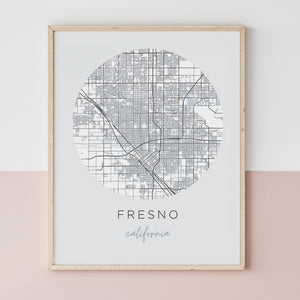 fresno map