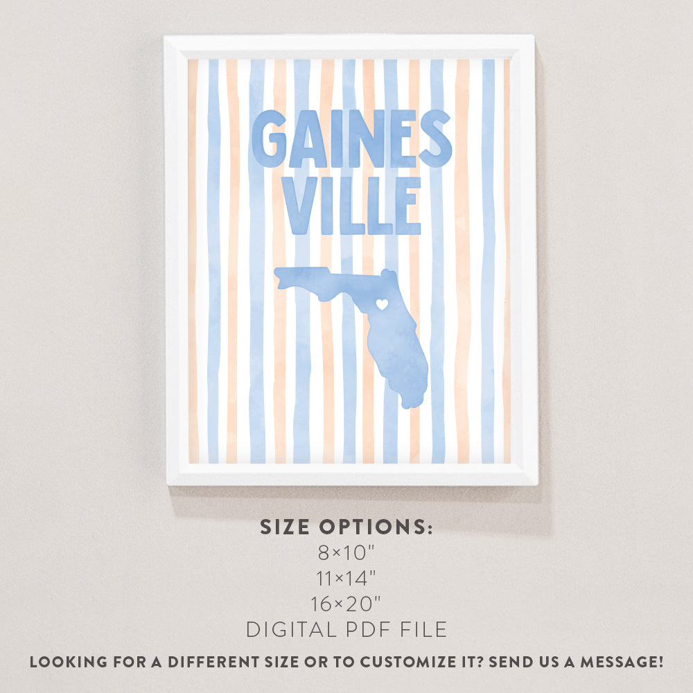 Gainesville, Florida Poster