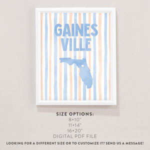 Gainesville, Florida Poster