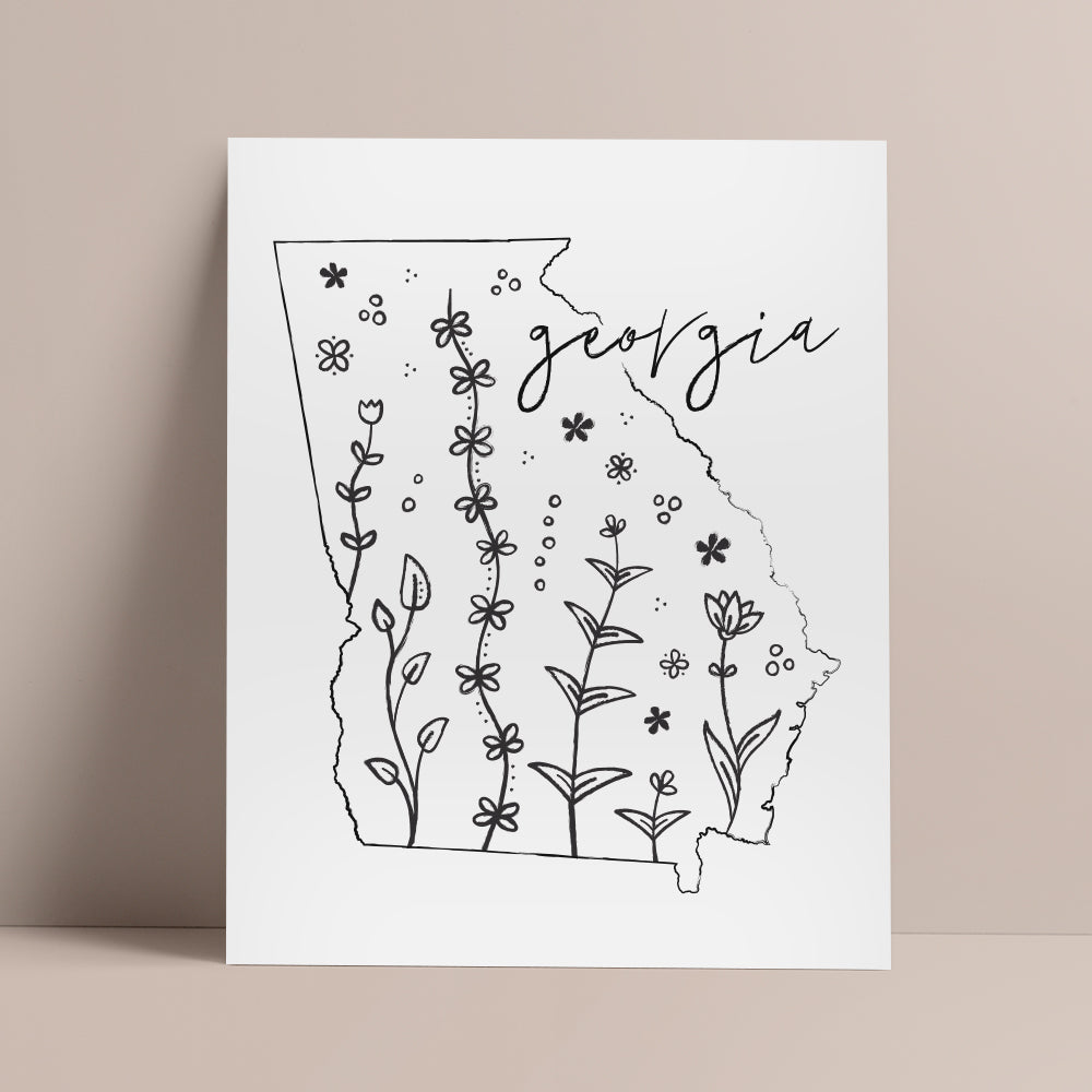 georgia wall art