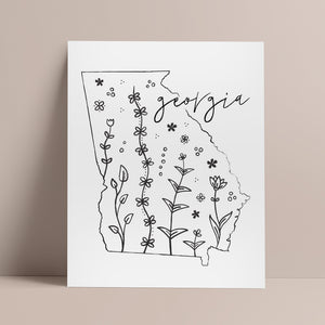 georgia wall art