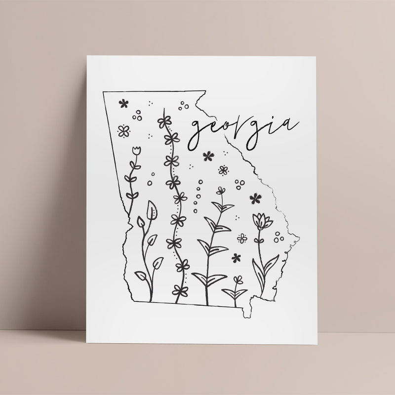 georgia wall art