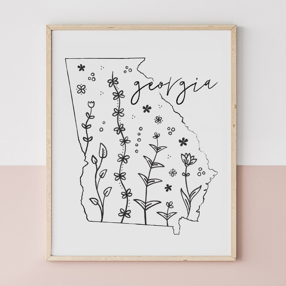 georgia wall art