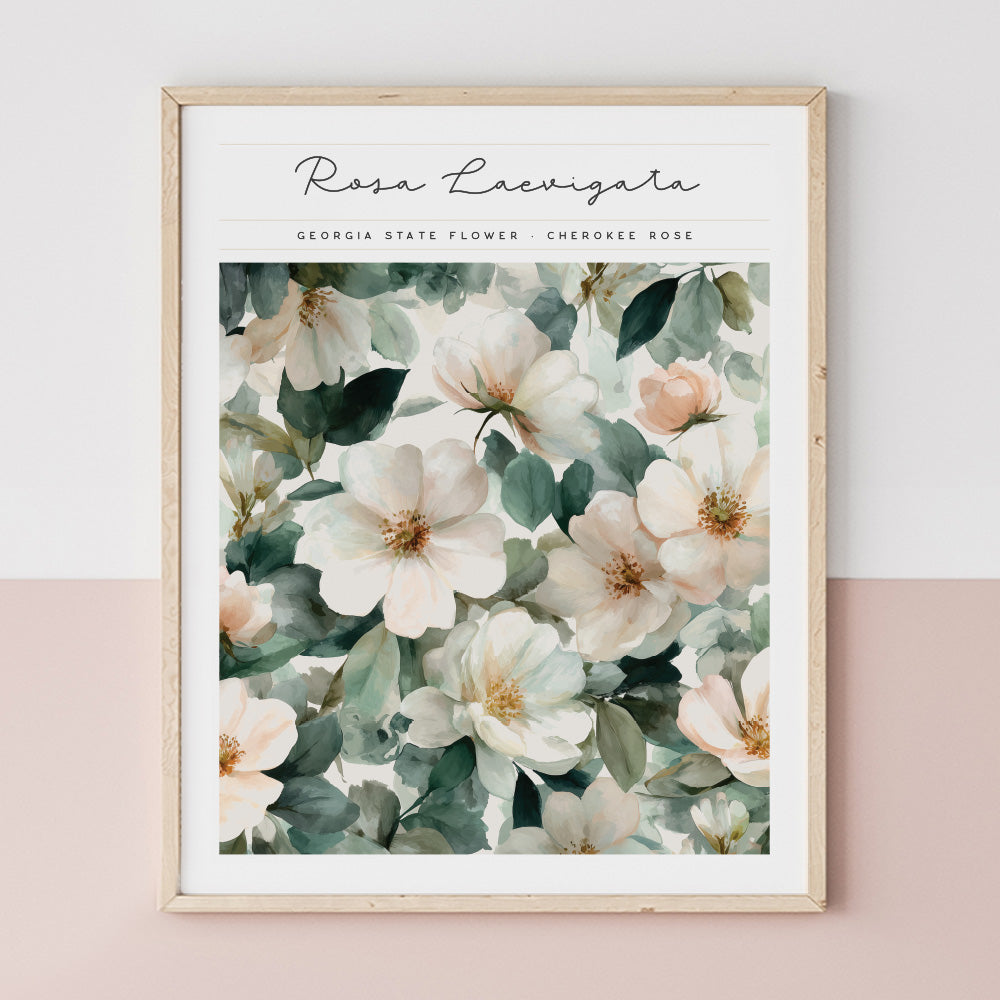 georgia floral wall art