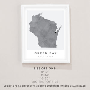 green bay wall art