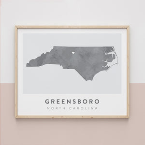 north carolina wall art