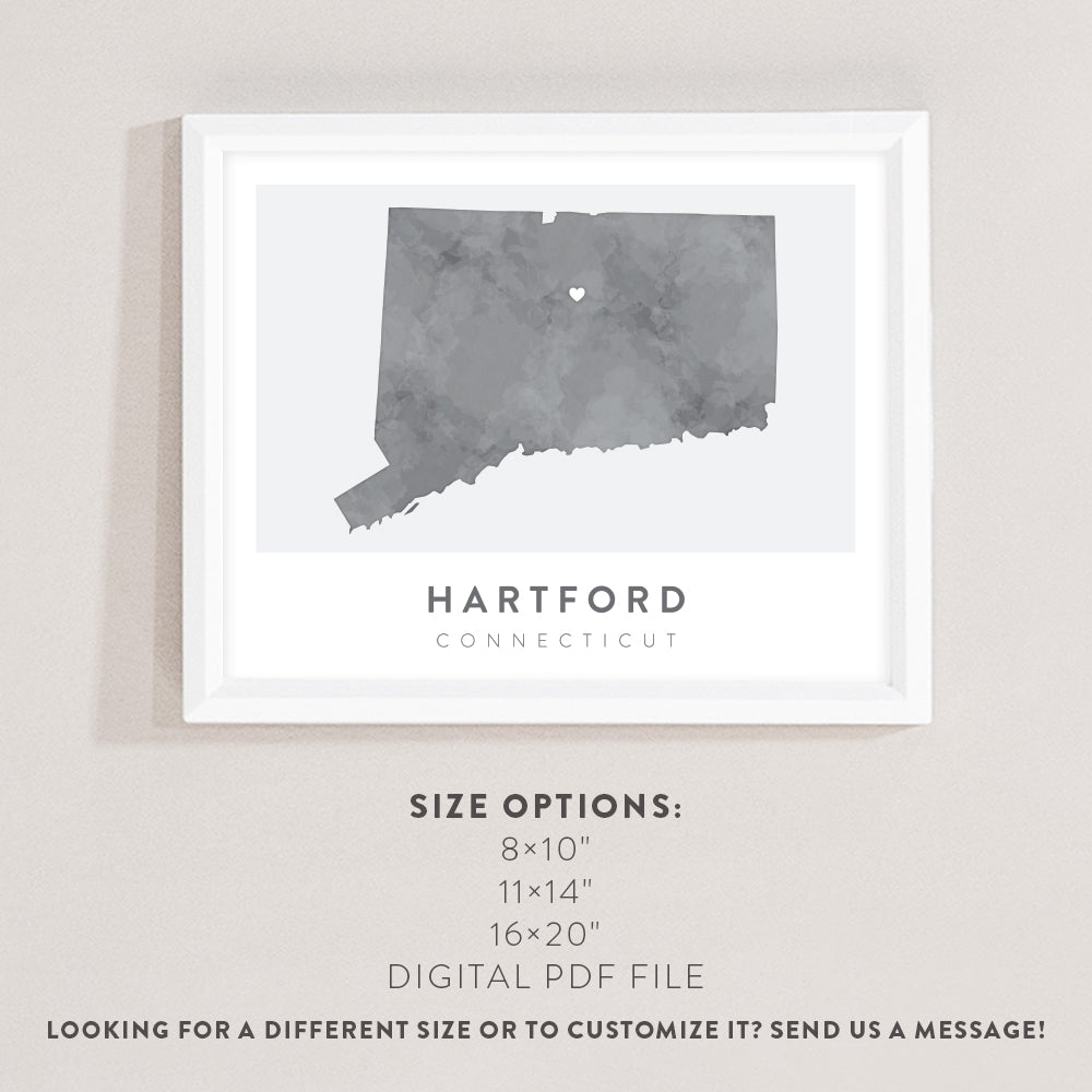 hartford ct map